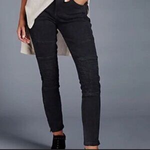 DOROTHEE SCHUMACHER Black Skinny Moto Pants